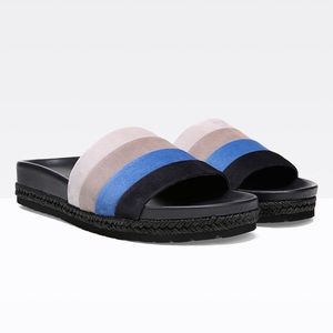 Vince Alisa Suede Slides sz. 9.5